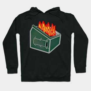 ster Fire Garbage Trash Can Hoodie